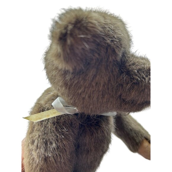 Jointed Creative Marketing Concepts Vintage Brown Plush Stuffed Teddy Bear - Picture 8 of 9